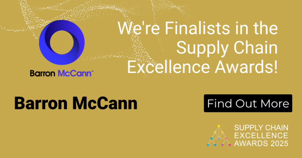 Barron McCann shortlisted for Supply Chain Excellence Awards